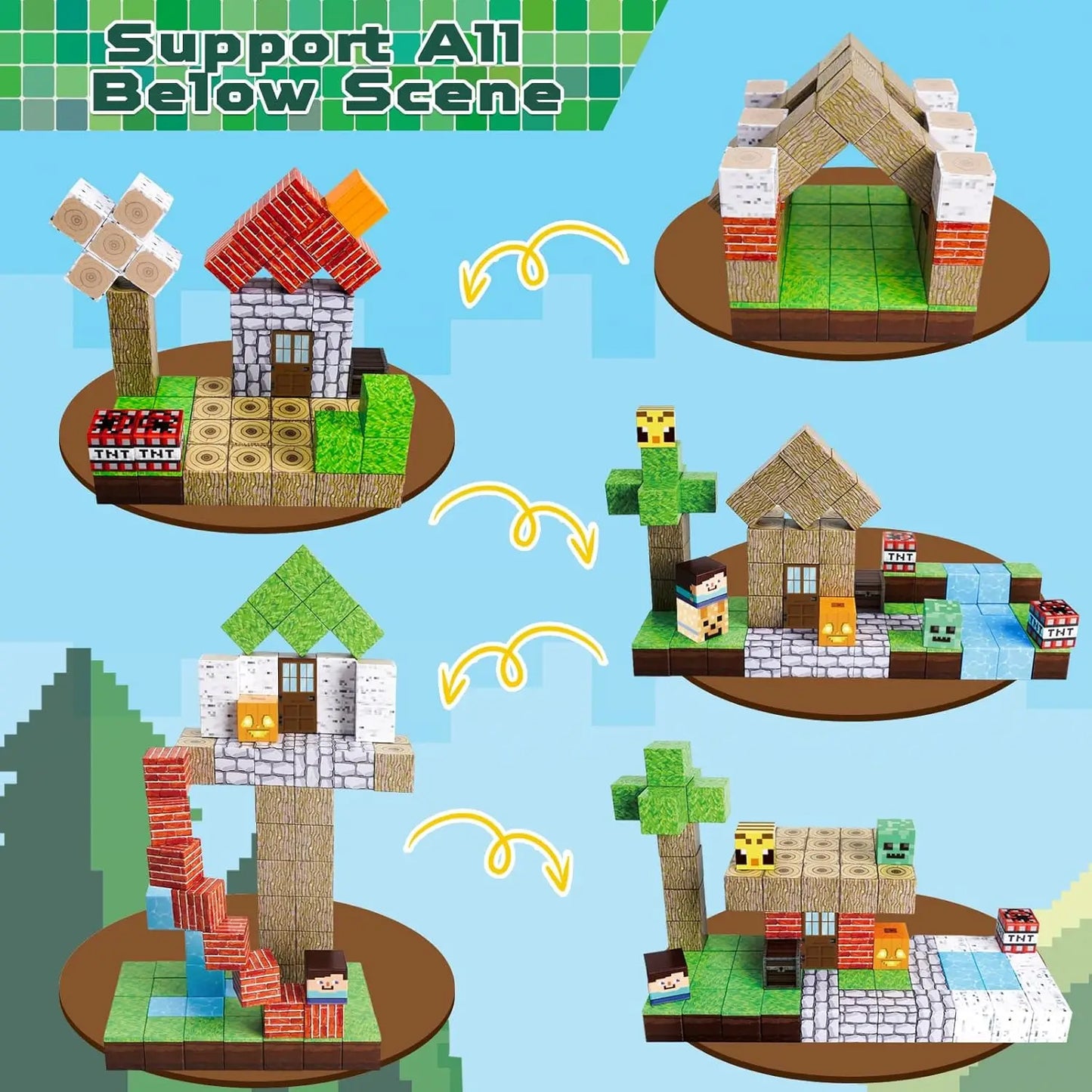 Magnetic Building Blocks Set