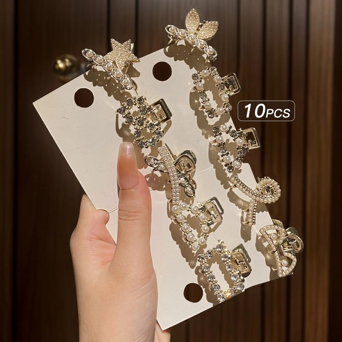 Rhinestone Hair Clips