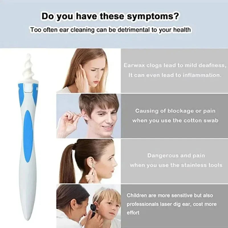 Ear Wax Remover with Soft Silicone Tips