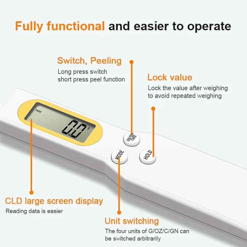 Digital Precision Measuring Spoon with LCD Display
