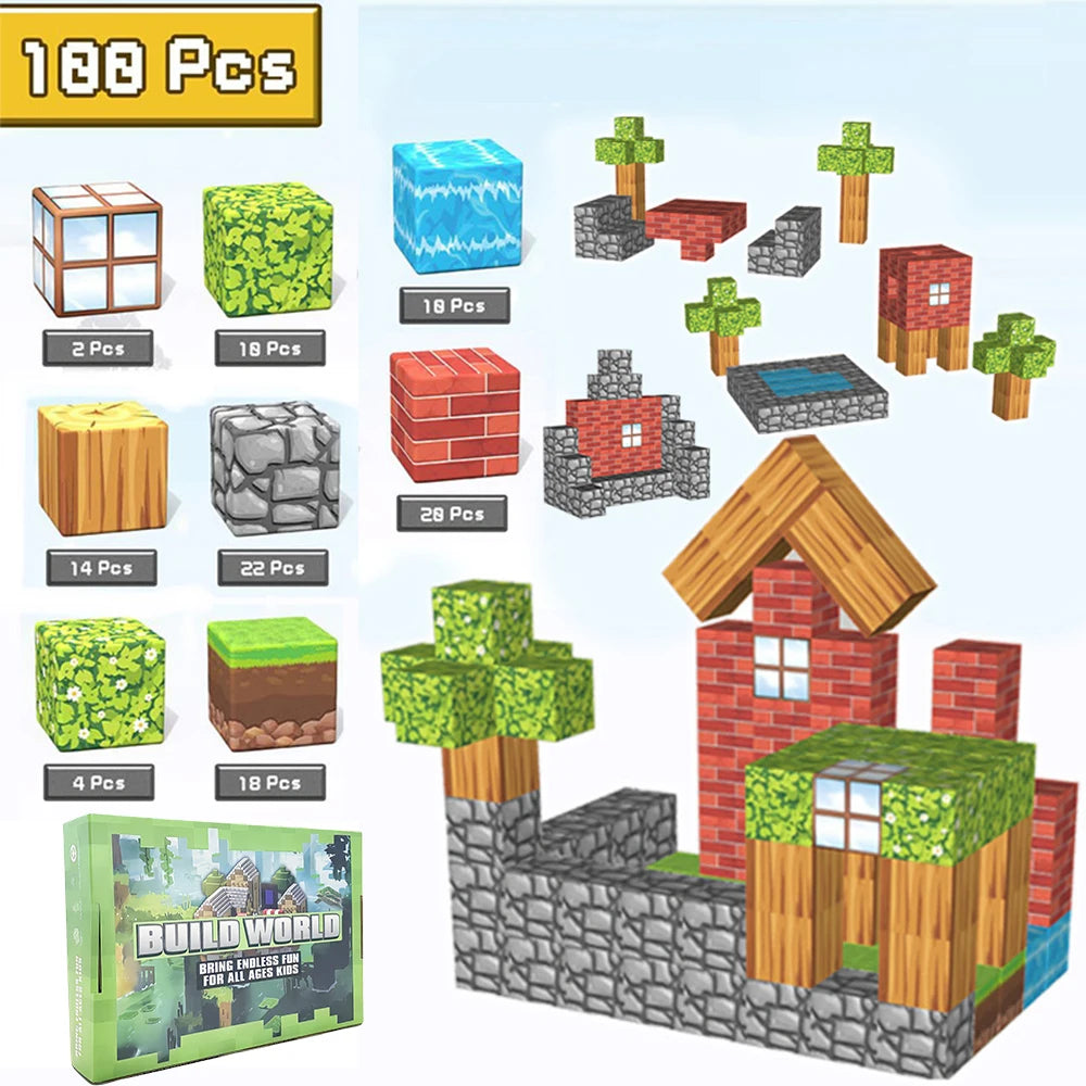 Magnetic Building Blocks Set