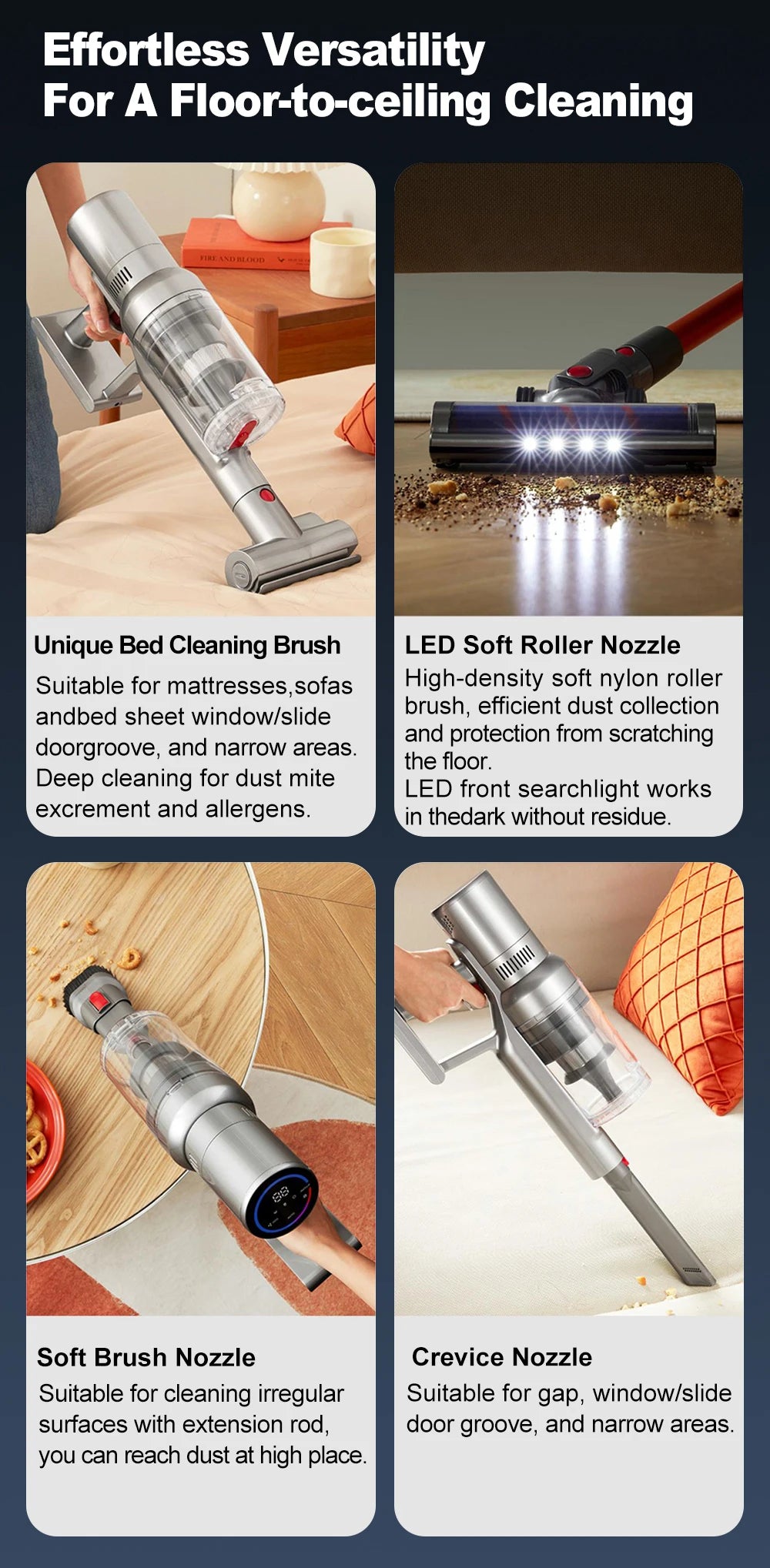ABIR VC205 Cordless Handheld Vacuum