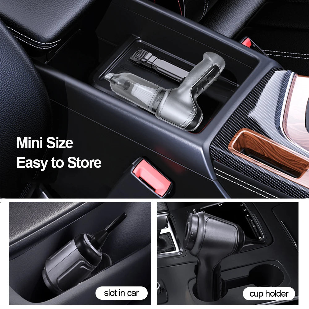 Powerful Wireless Car Vacuum Cleaner