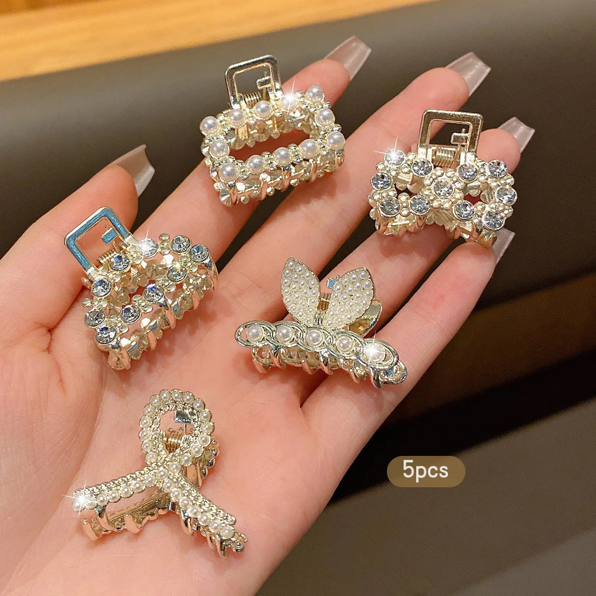 Rhinestone Hair Clips