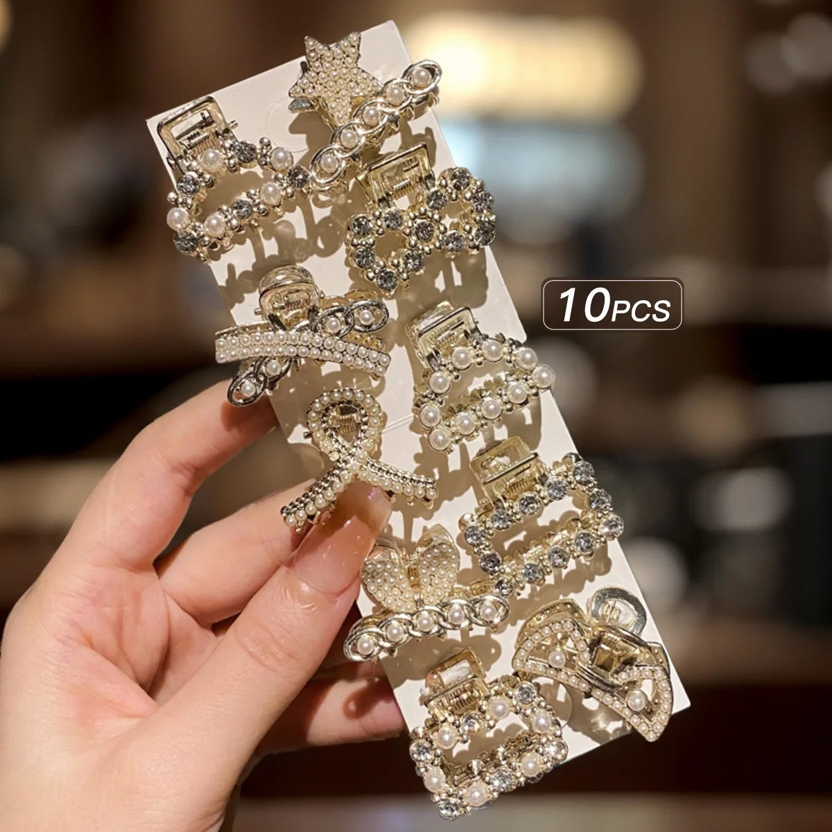 Rhinestone Hair Clips