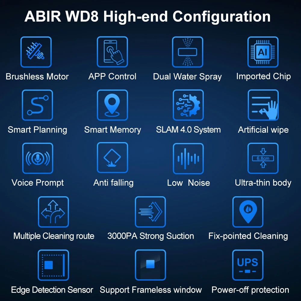 ABIR WD8 Window Vacuum Robot