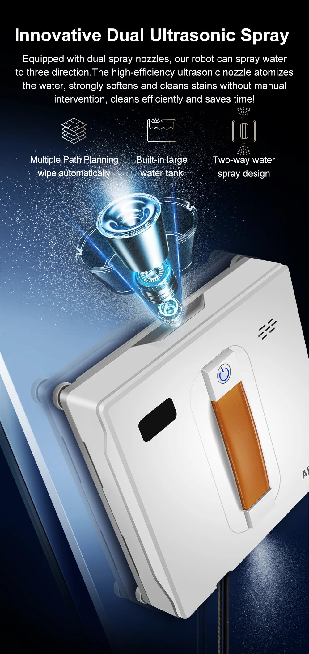 ABIR WD8 Window Vacuum Robot