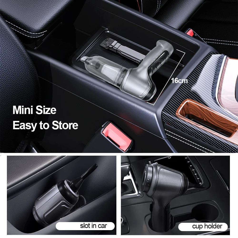 Powerful Wireless Car Vacuum Cleaner