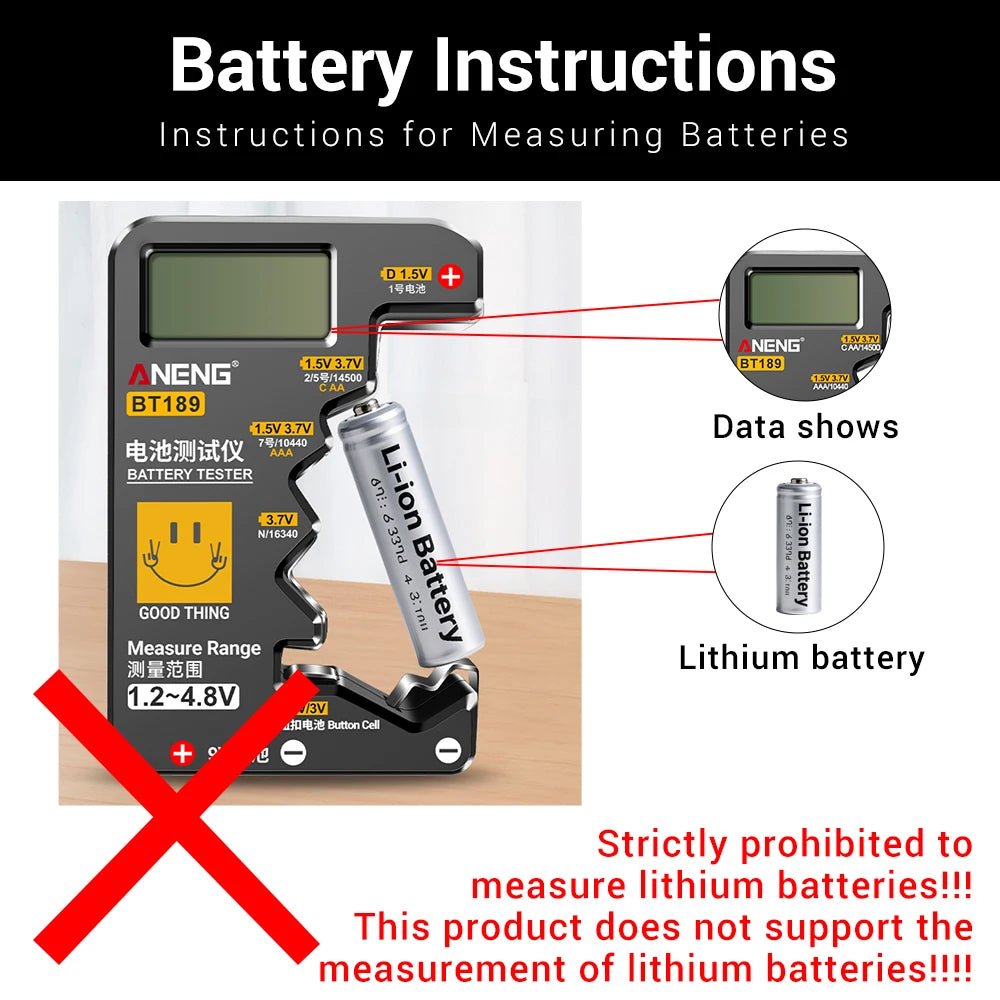 ANENG BT189 Battery Tester