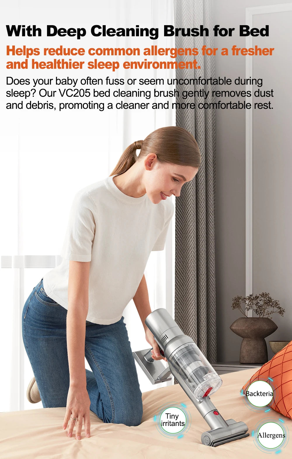 ABIR VC205 Cordless Handheld Vacuum