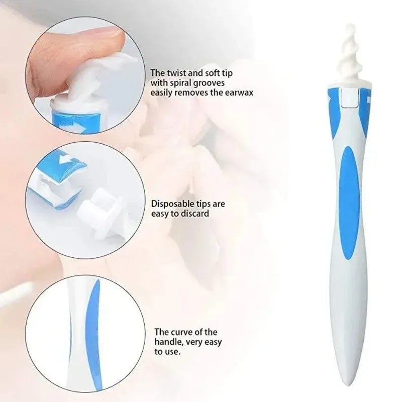 Ear Wax Remover with Soft Silicone Tips