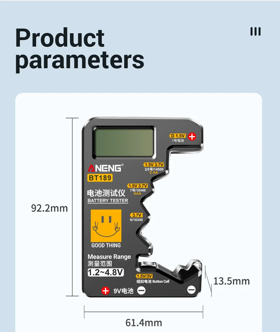 ANENG BT189 Battery Tester
