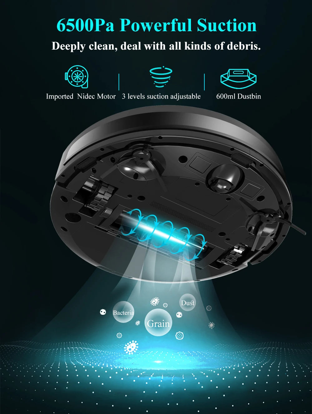 ABIR X8 Robot Vacuum Cleaner