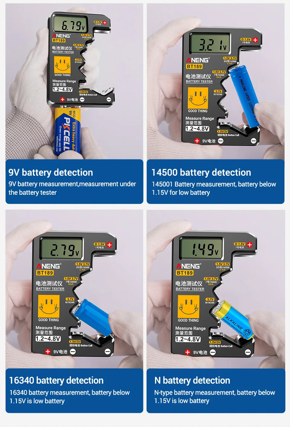 ANENG BT189 Battery Tester