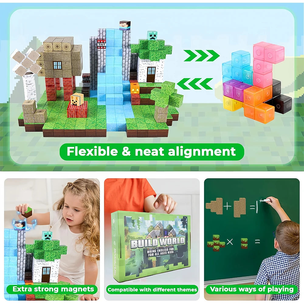 Magnetic Building Blocks Set