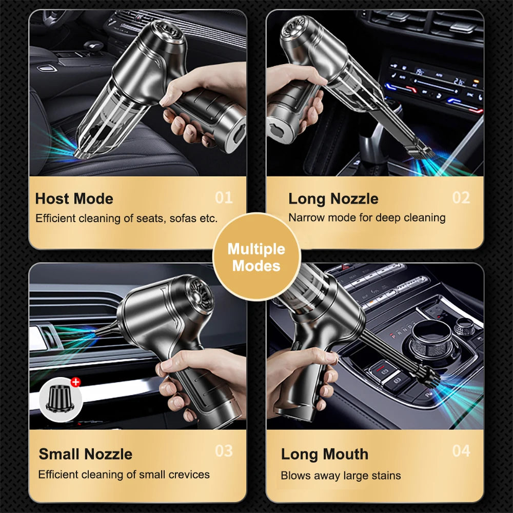 Powerful Wireless Car Vacuum Cleaner