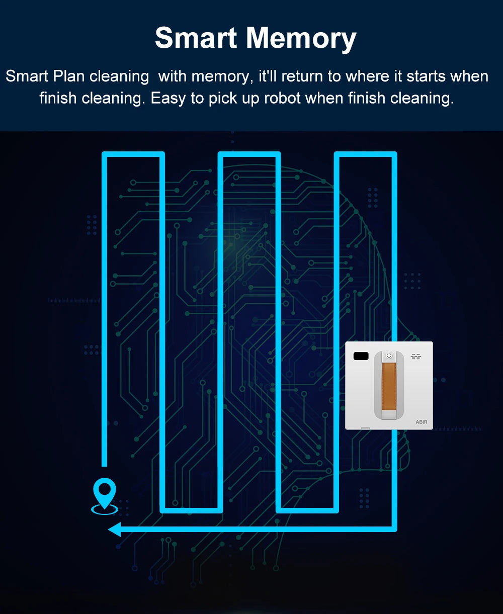 ABIR WD8 Window Vacuum Robot