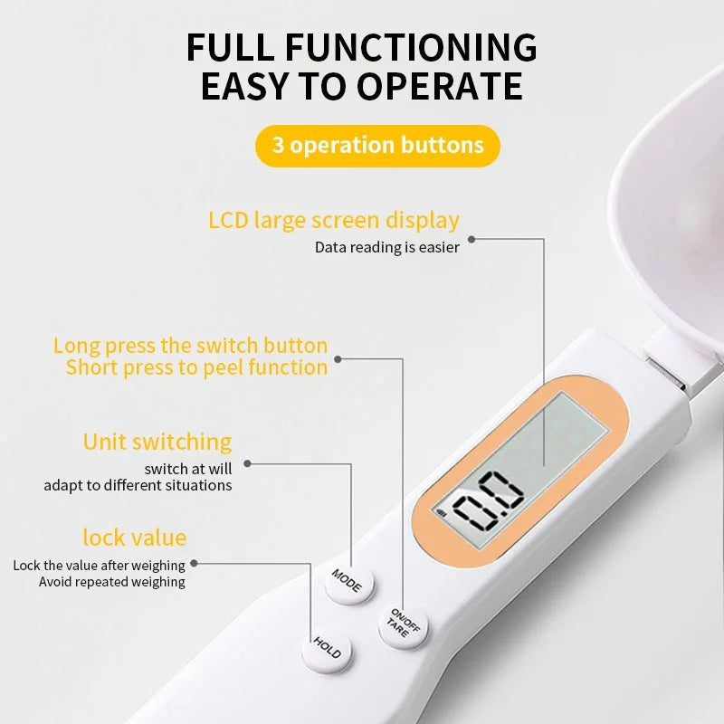 Digital Precision Measuring Spoon with LCD Display
