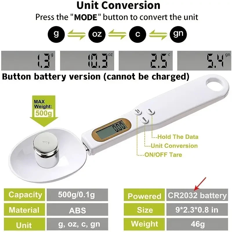 Digital Precision Measuring Spoon with LCD Display