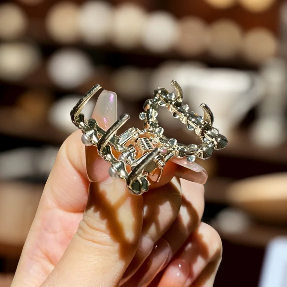 Rhinestone Hair Clips