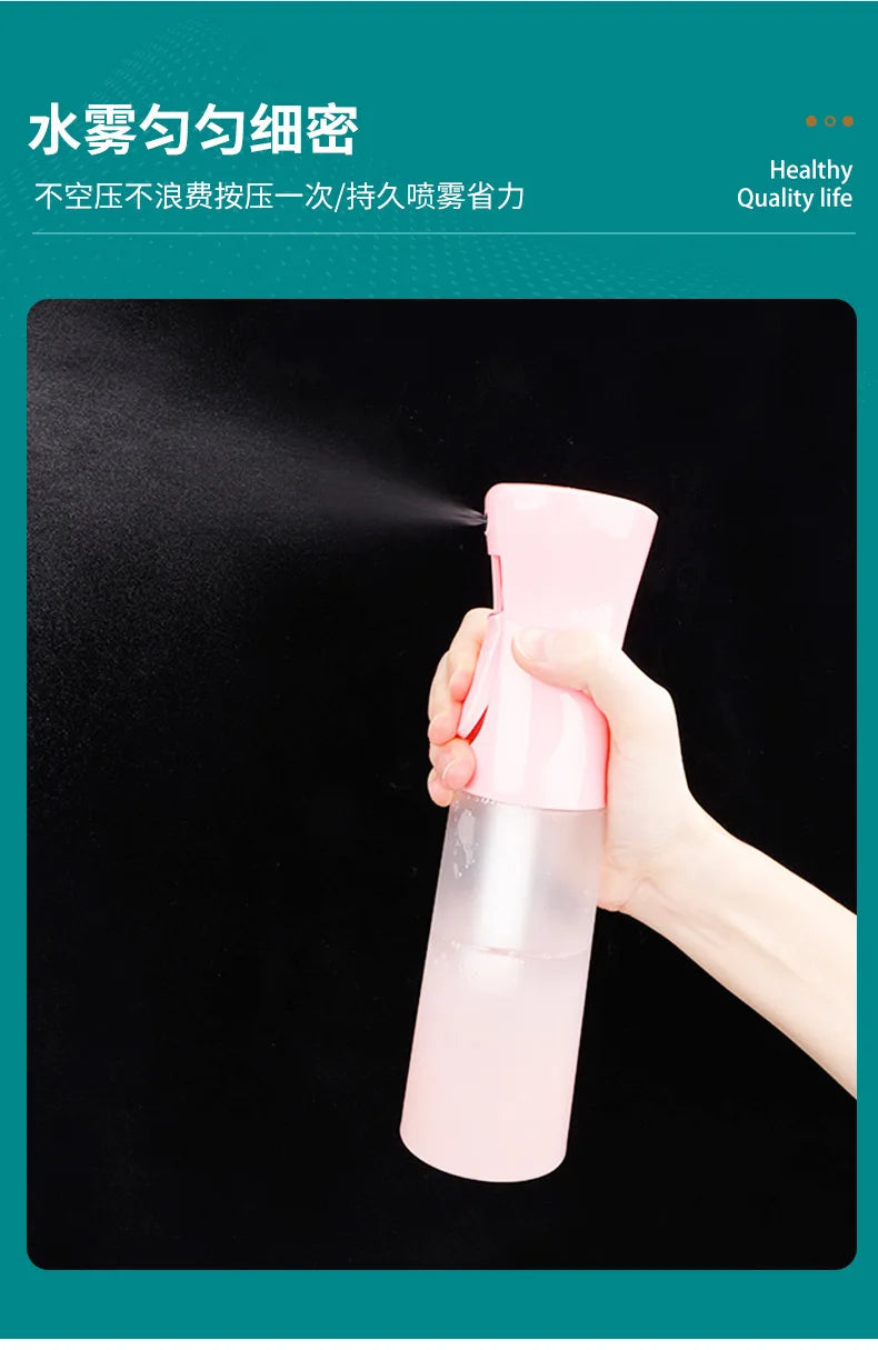Continuous Fine Mist Spray Bottle