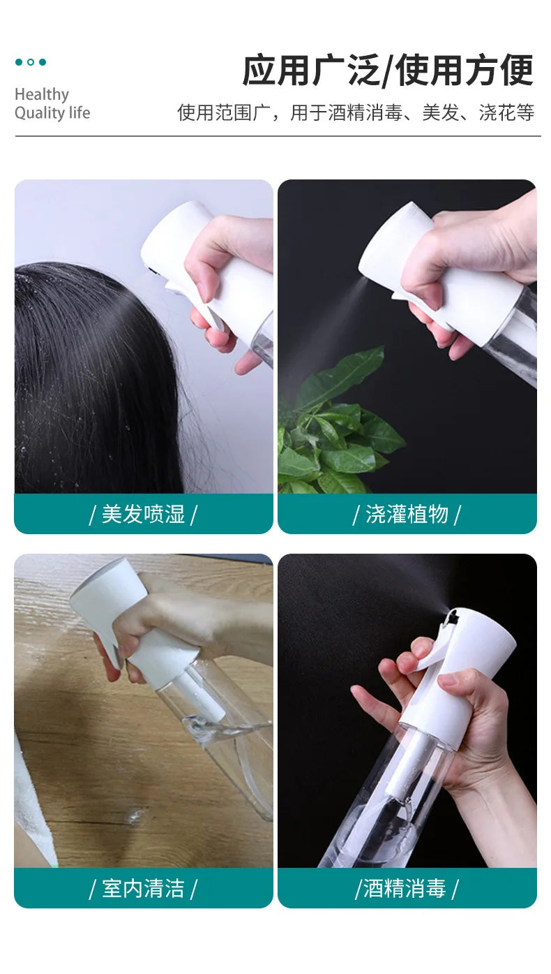 Continuous Fine Mist Spray Bottle