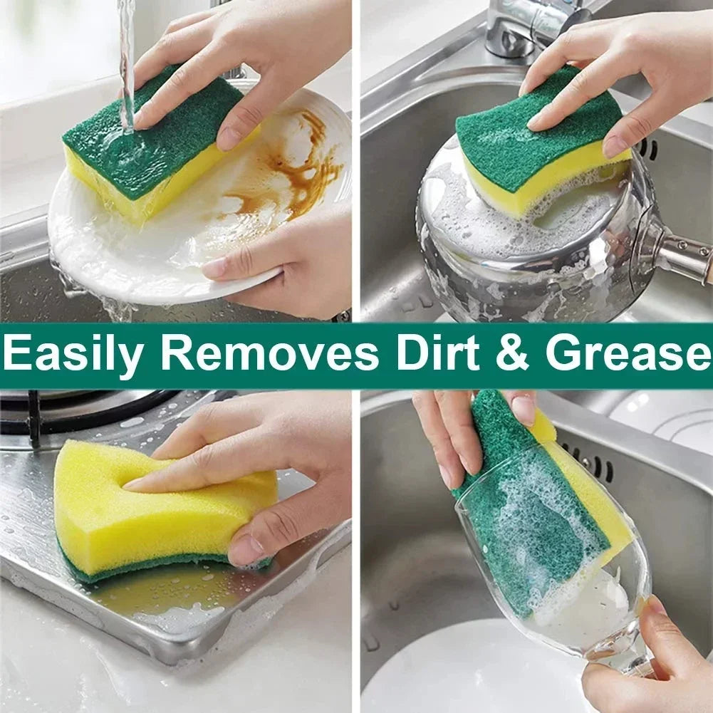 Magic Double-Sided Sponge Cleaning Pads