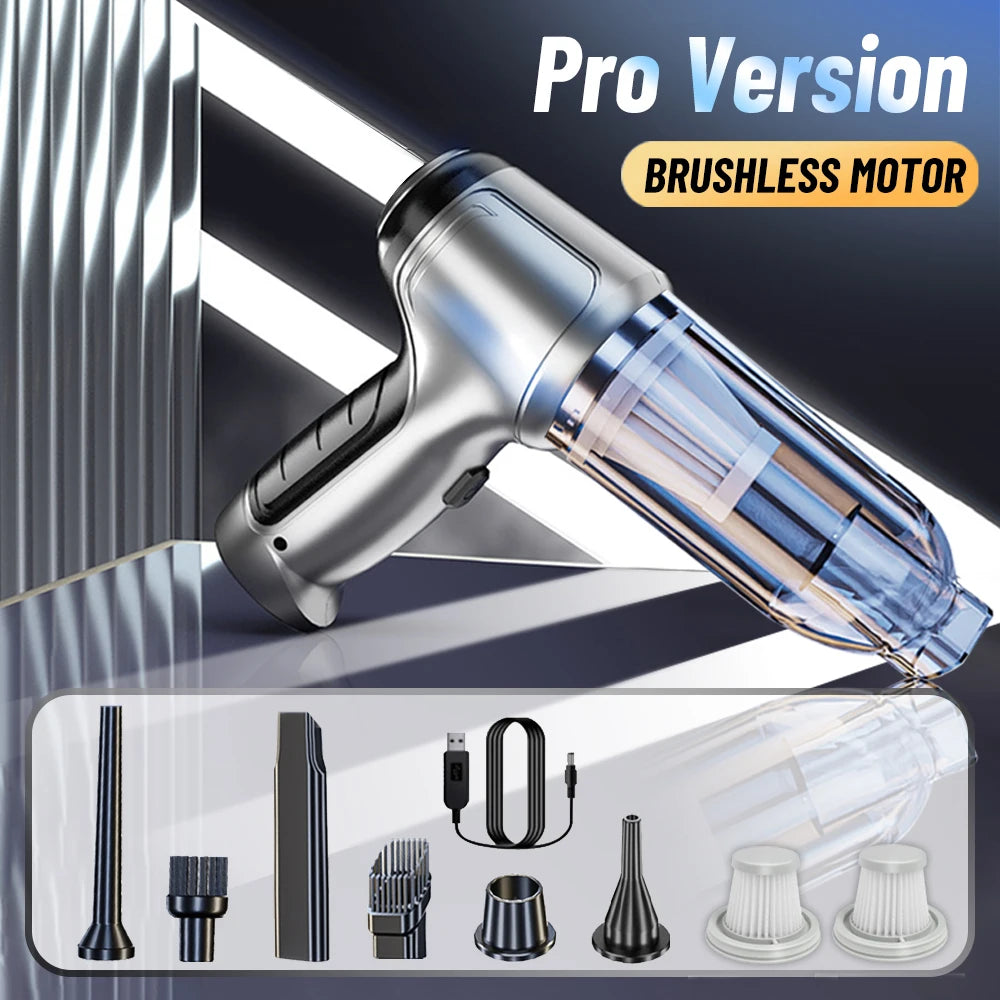Powerful Wireless Car Vacuum Cleaner