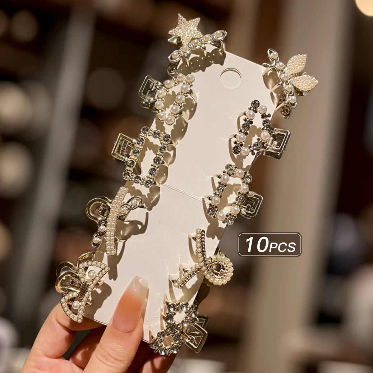 Rhinestone Hair Clips