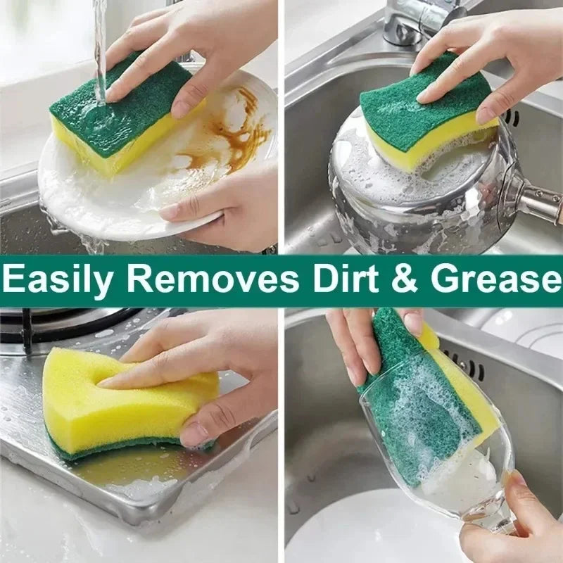 Magic Double-Sided Sponge Cleaning Pads