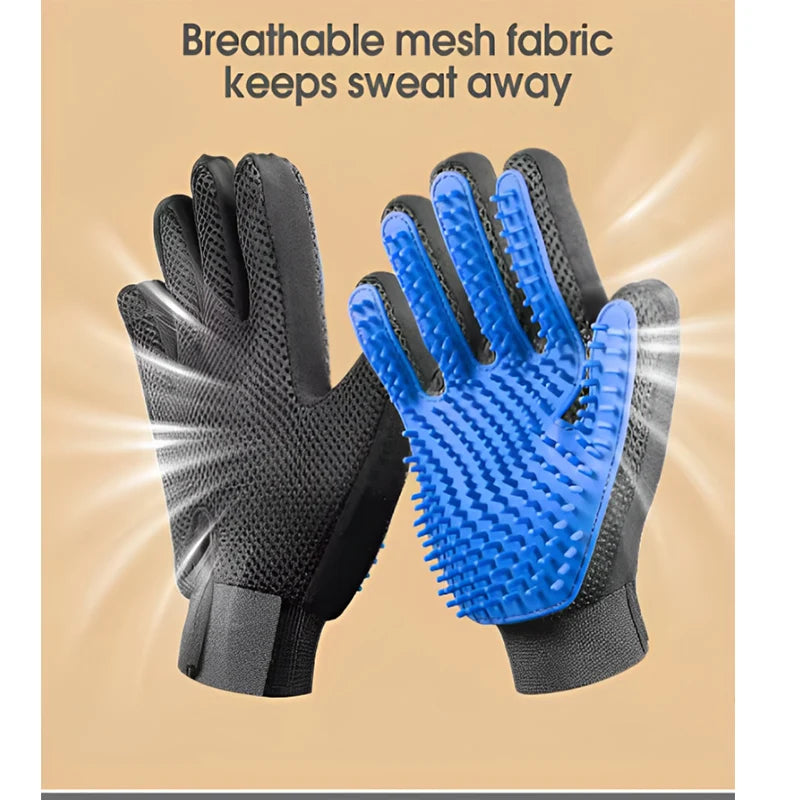 Silicone Pet Hair Grooming Glove