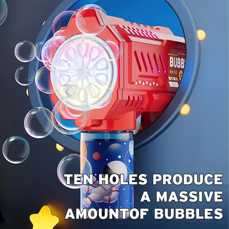 Automatic Bubble Gun with LED Lights