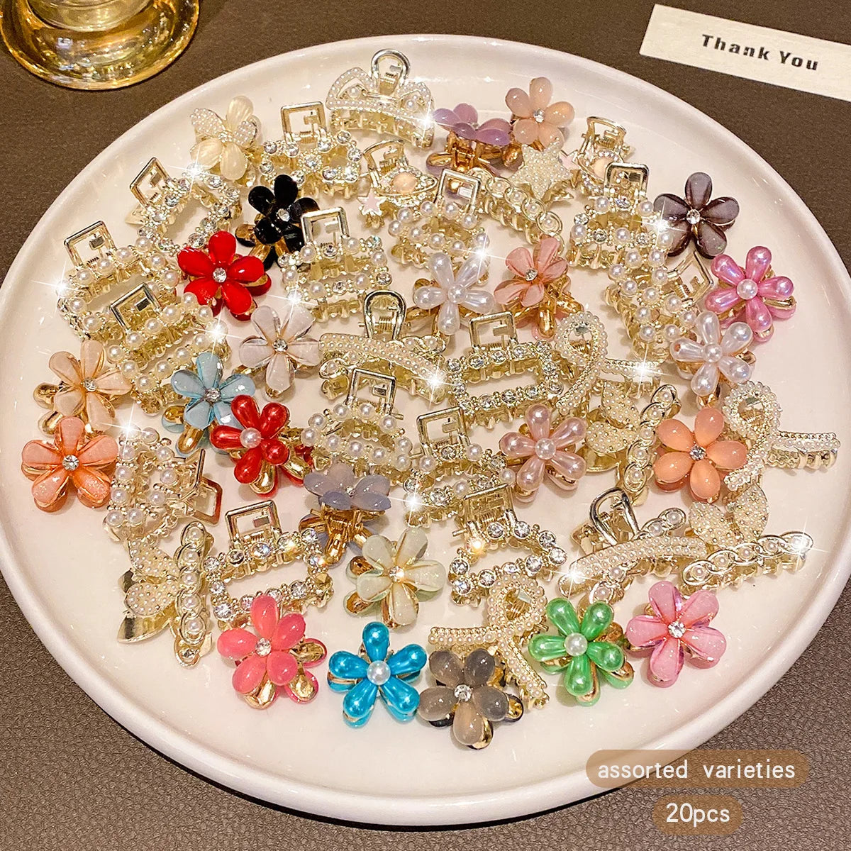 Rhinestone Hair Clips