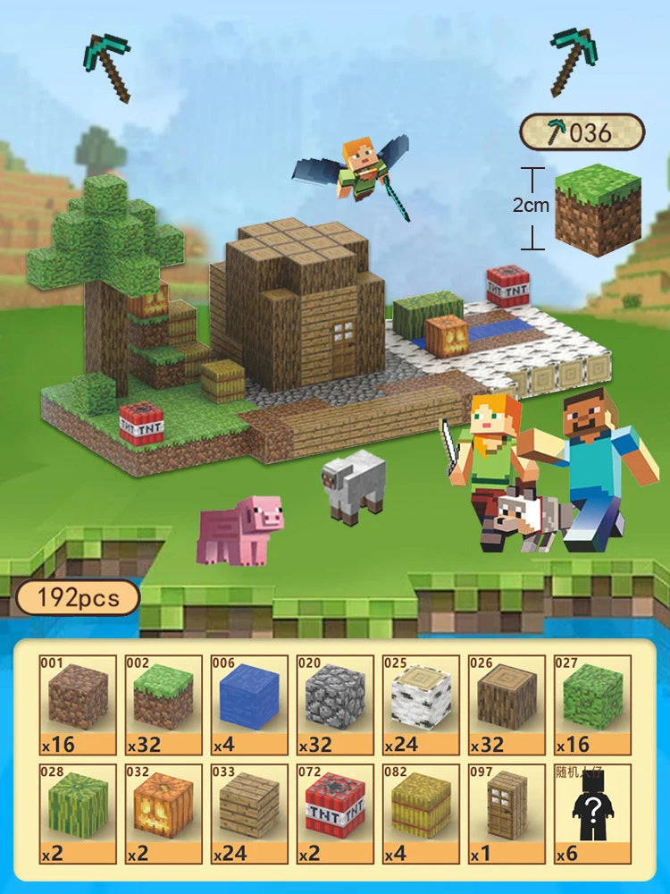 Magnetic Building Blocks Set