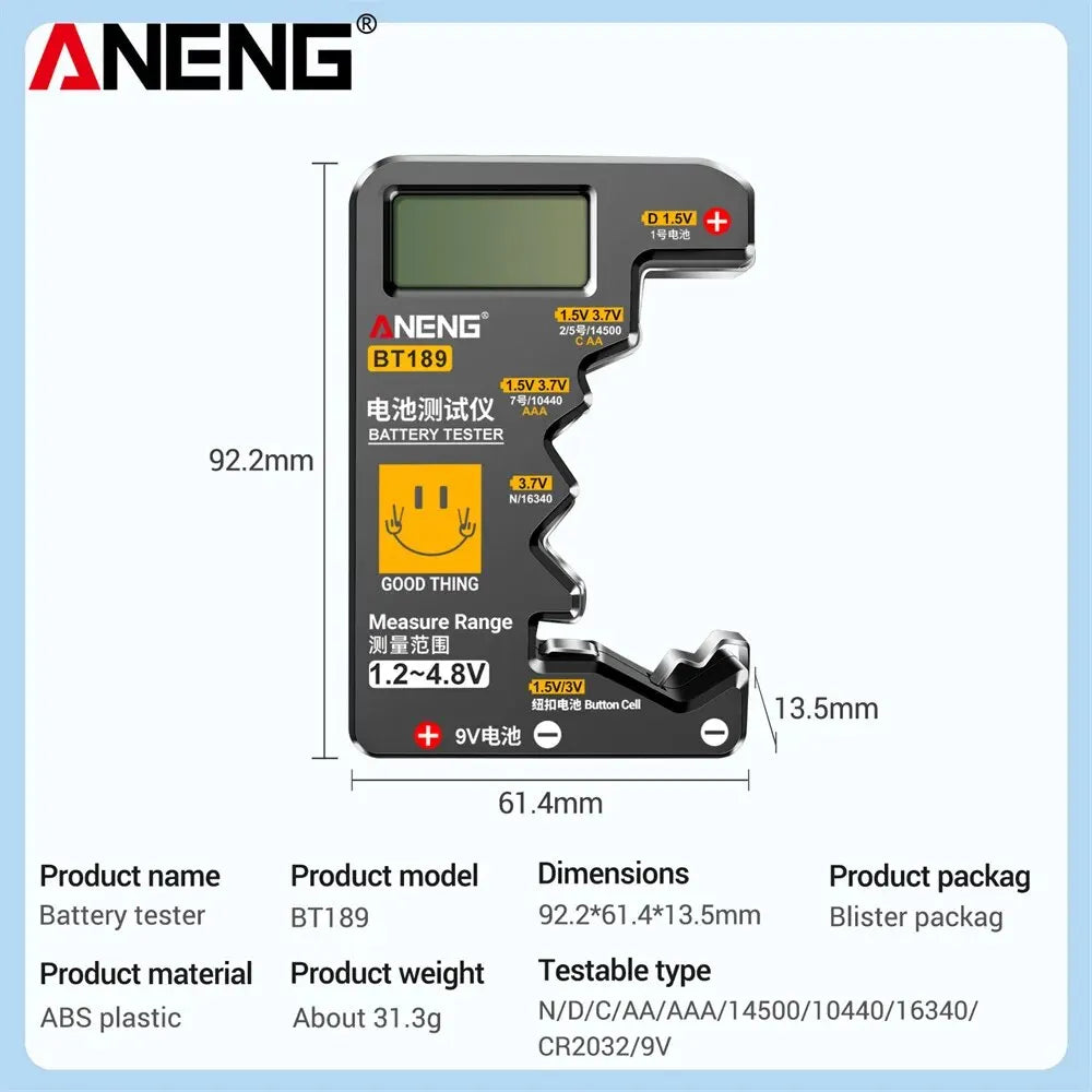 ANENG BT189 Battery Tester