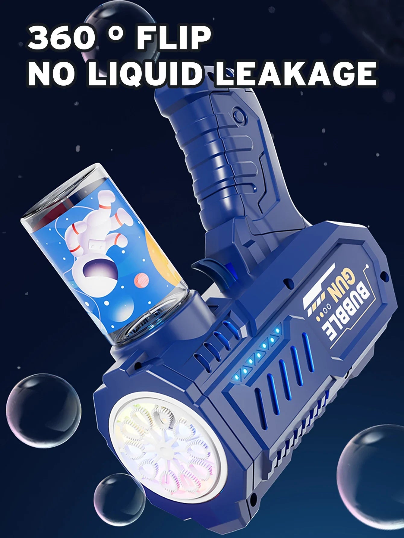 Automatic Bubble Gun with LED Lights