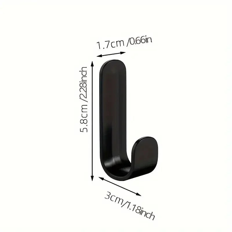 Strong Self-Adhesive J-Hooks