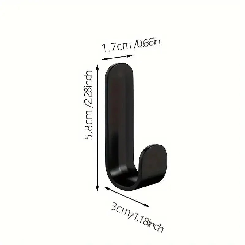 Strong Self-Adhesive J-Hooks