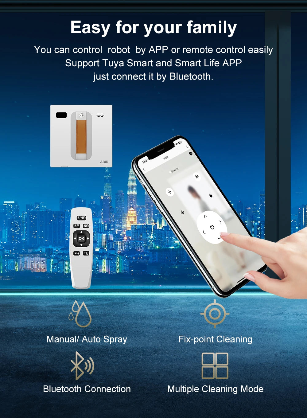 ABIR WD8 Window Vacuum Robot