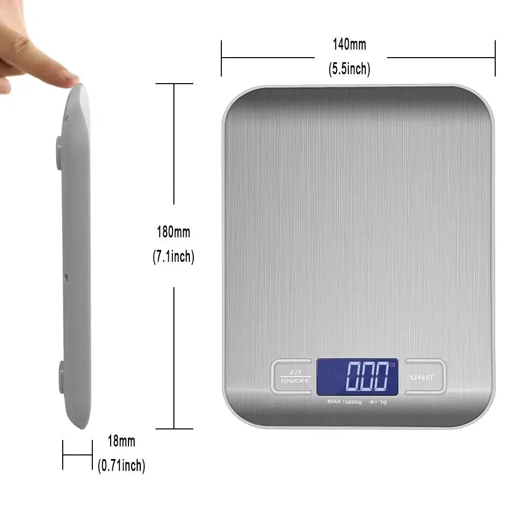 Digital Stainless Steel Kitchen Scale