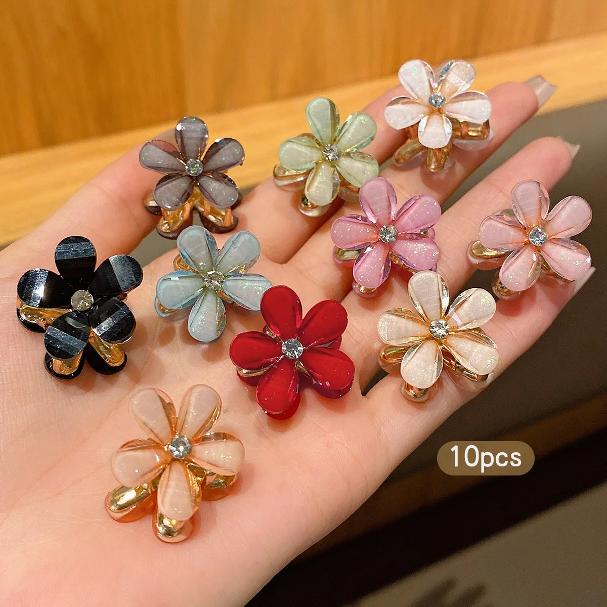 Rhinestone Hair Clips