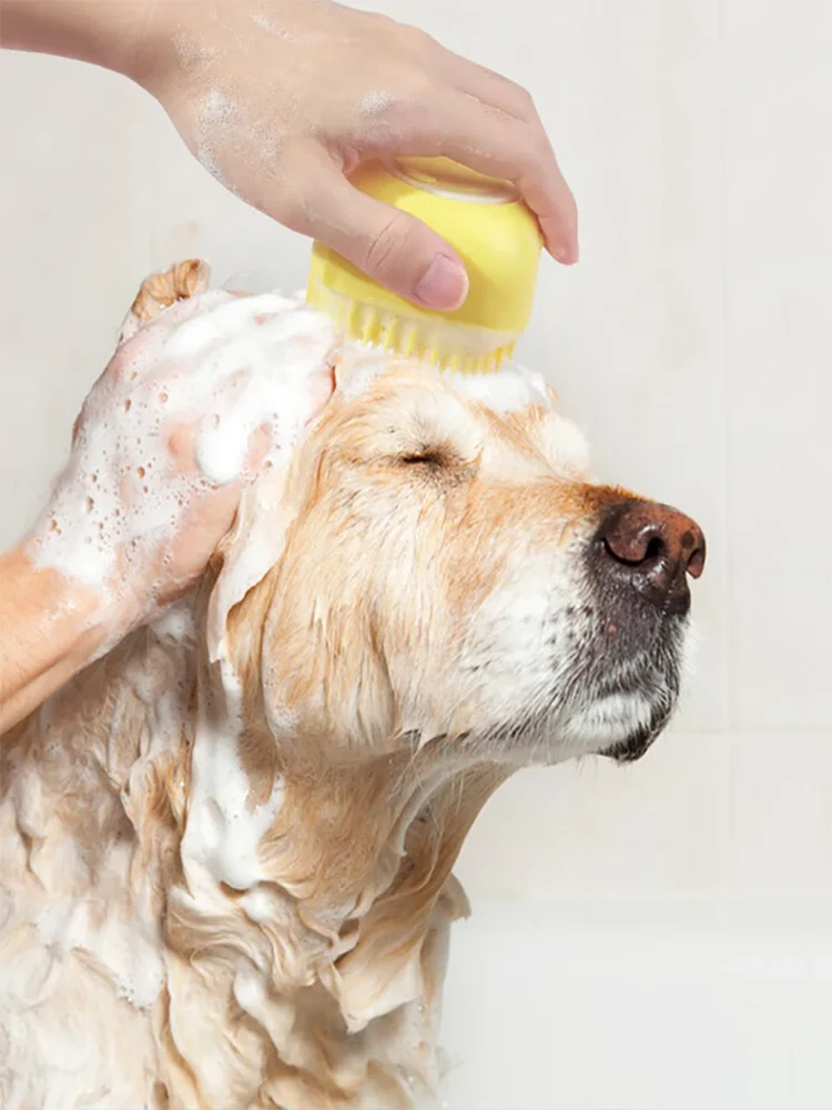 Soft Silicone Pet Bath & Massage Brush