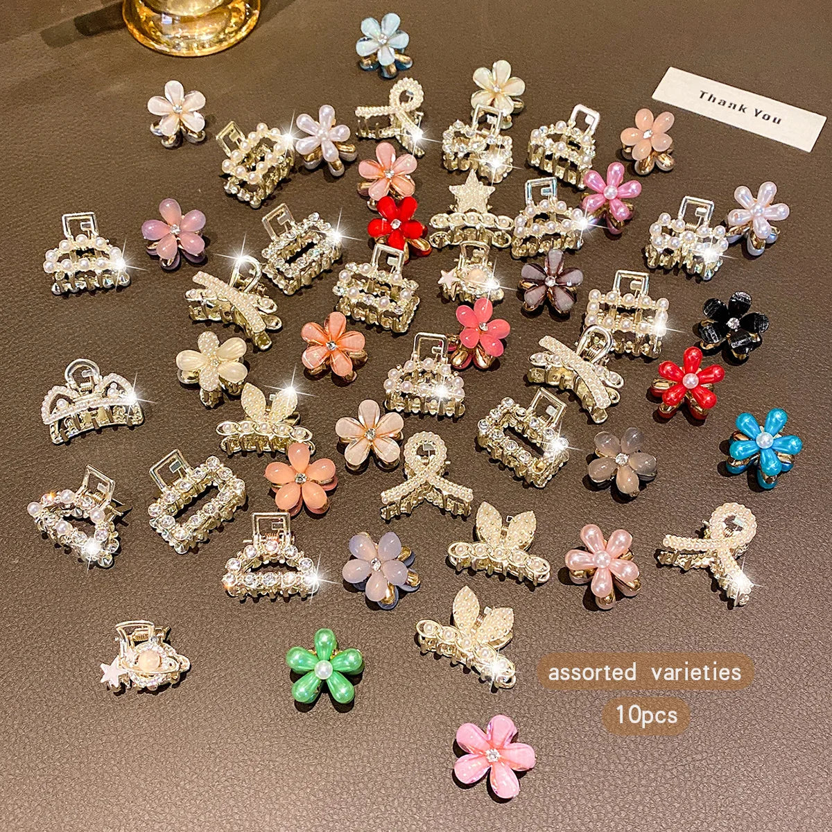 Rhinestone Hair Clips