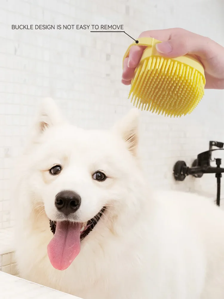 Soft Silicone Pet Bath & Massage Brush