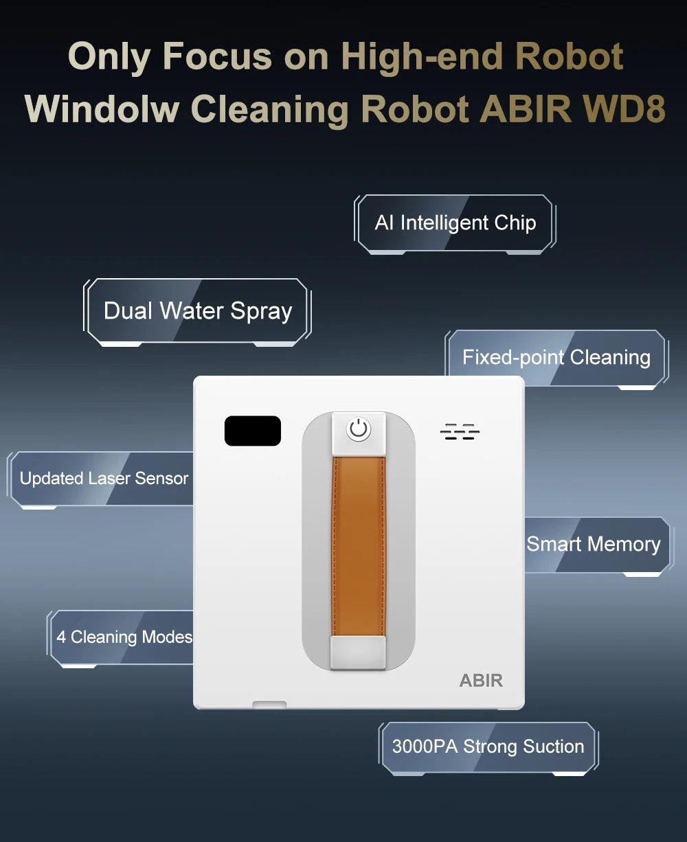 ABIR WD8 Window Vacuum Robot