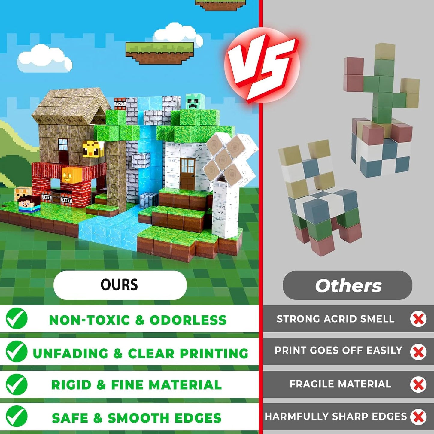 Magnetic Building Blocks Set