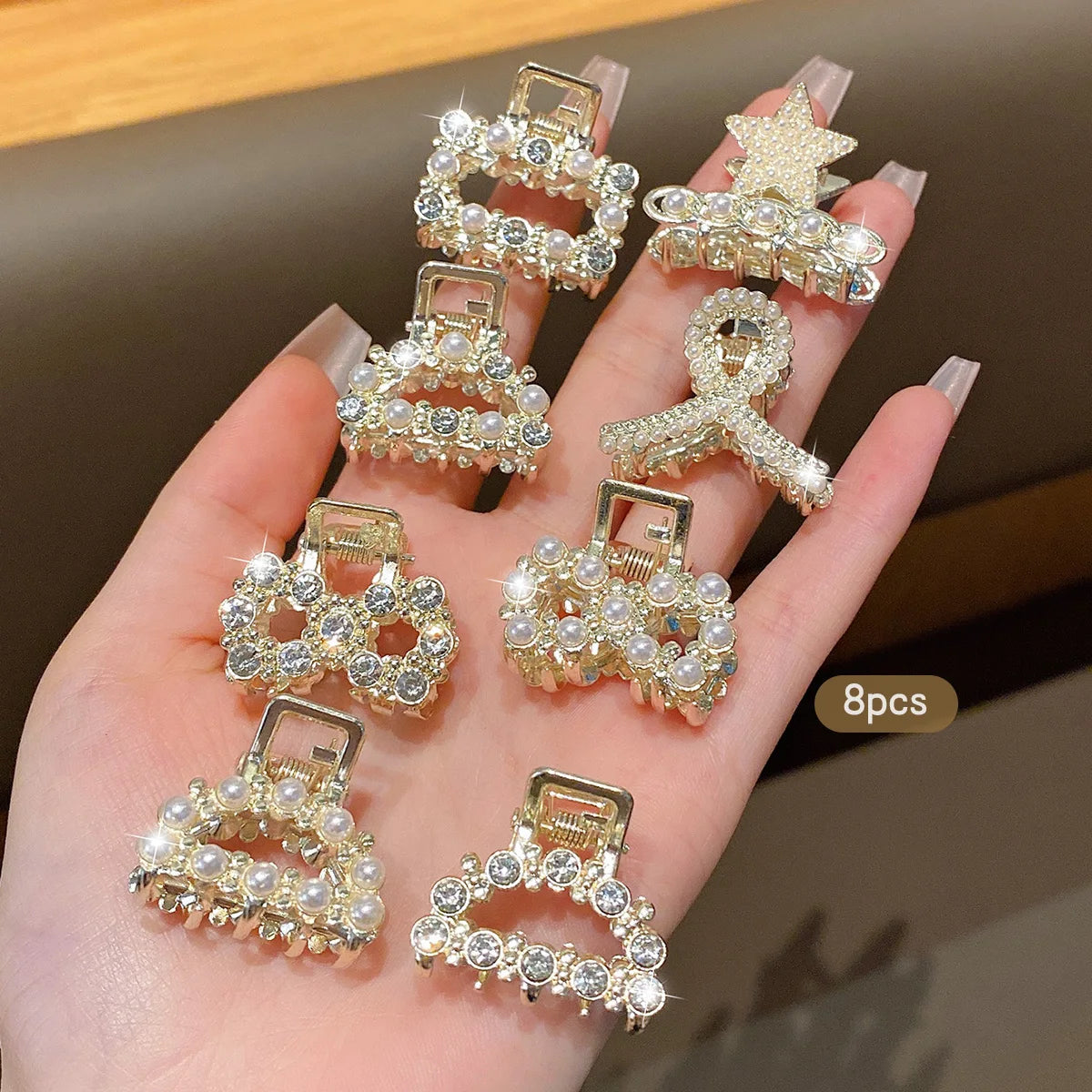 Rhinestone Hair Clips