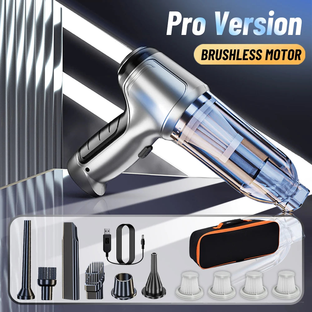 Powerful Wireless Car Vacuum Cleaner