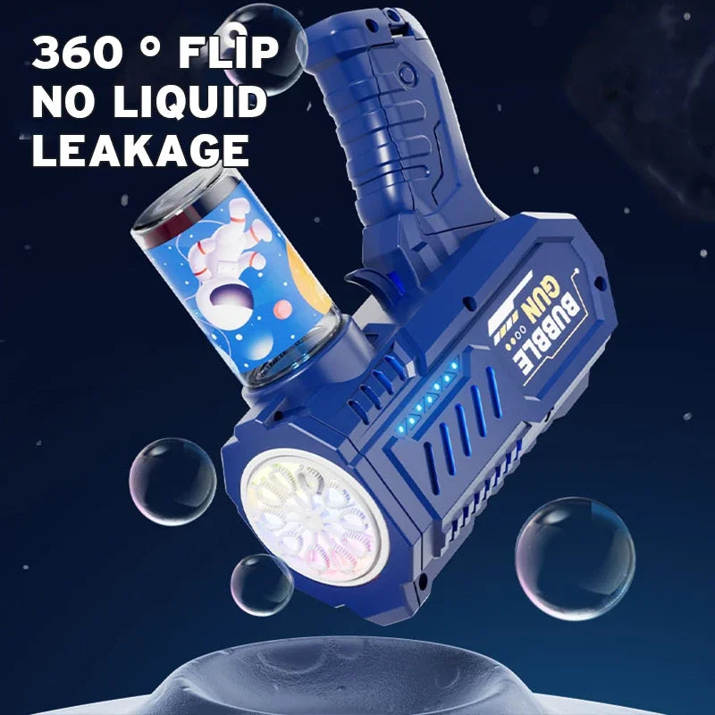 Automatic Bubble Gun with LED Lights