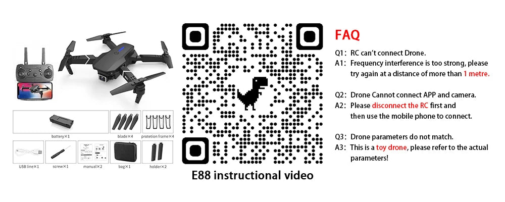 E88Pro 4K Drone
